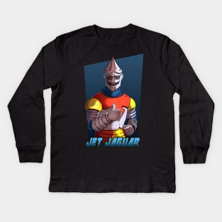 Jet Jaguar Kids Long Sleeve T-Shirt